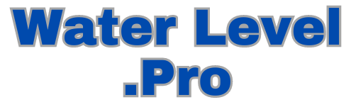 Water Level .Pro text logo