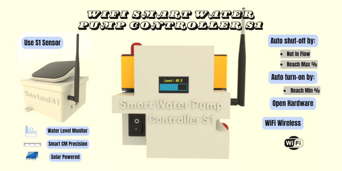 WiFi Smart Water Pump Controller S1