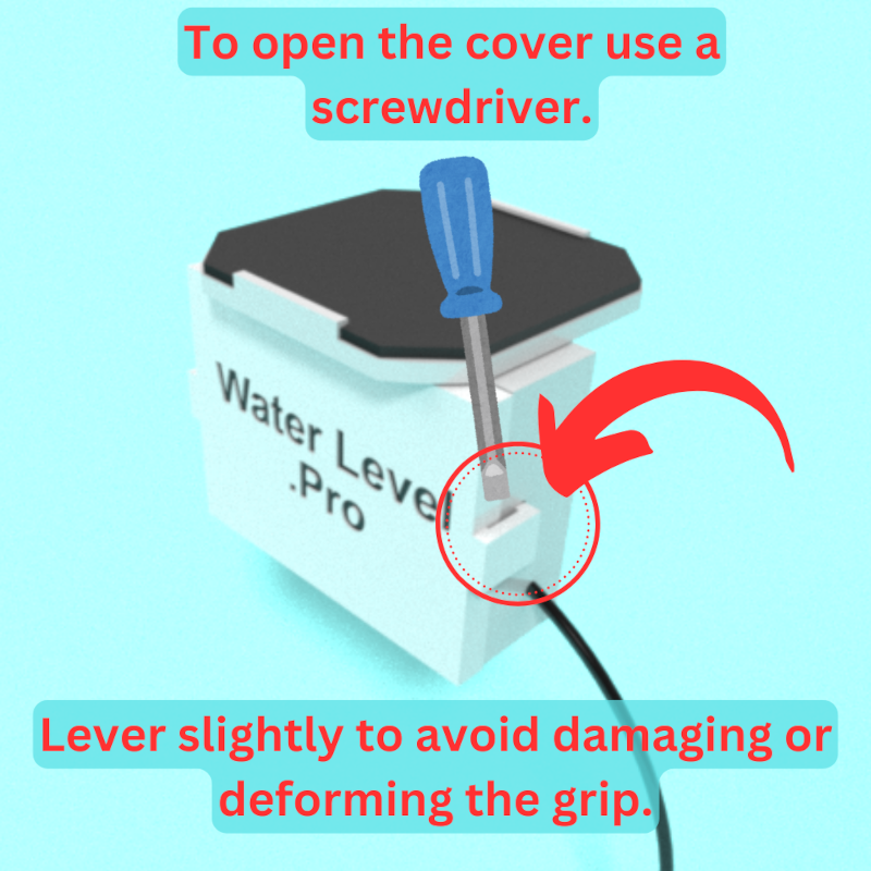 Solar Power Module P1 - Open Cover Instructions