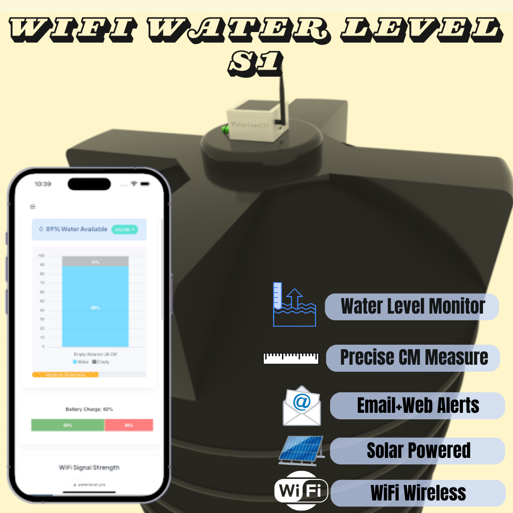 WiFi Water Level S1 Features