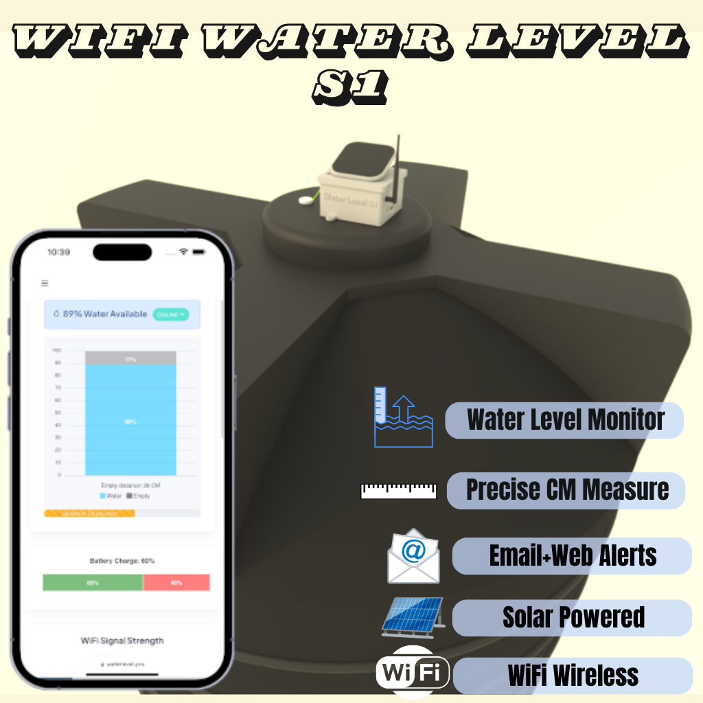 WiFi Water Level S1 Features
